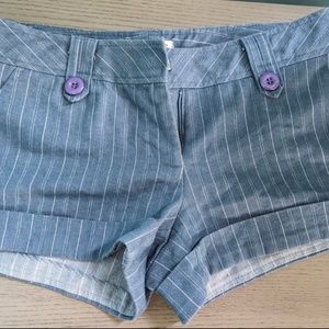 Forever 21 Striped Shorts